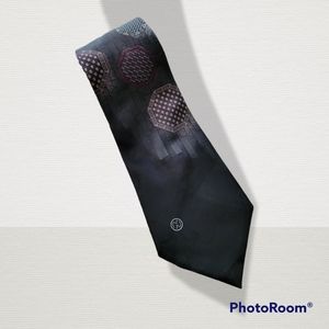 Halston III black tie, 56"